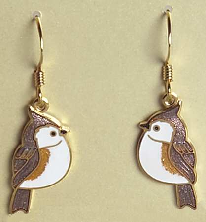 Fine Enamels Jewelry Titmouse - No Box