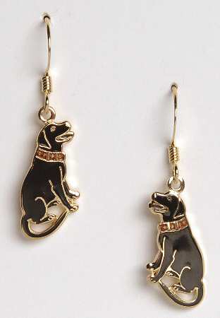 Fine Enamels Jewelry Black Lab - No Box