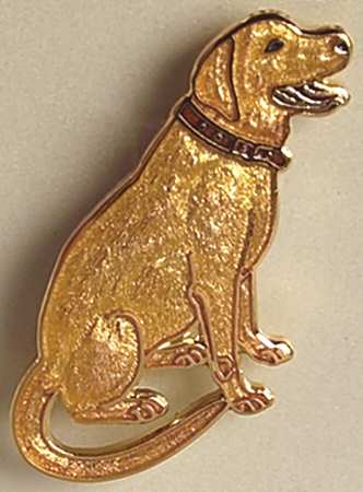 Fine Enamels Jewelry Labrador-Yellow - No Box