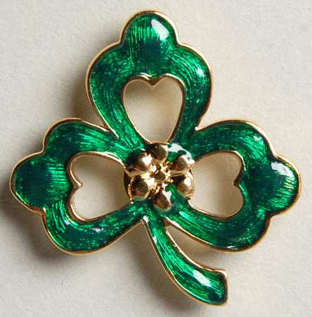 Fine Enamels Jewelry St Patricks - No Box