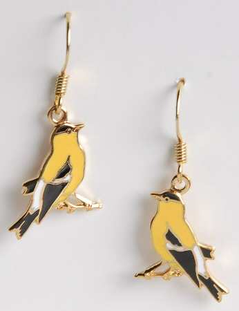 Fine Enamels Jewelry Goldfinch - No Box