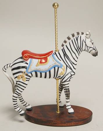 Treasury of Carousel Art-Series 2 Zebra - No Box