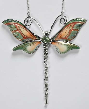 Franz Jewelry Dragonfly-Necklace - No Box