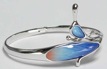 Franz Jewelry Butterfly Blue-Bracelet - No Box