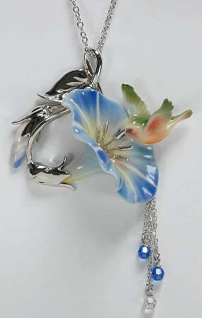 Franz Jewelry Hummingbird-Necklace - Boxed