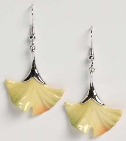 Franz Jewelry Ginkgo Earrings - No Box