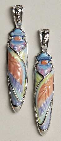 Franz Jewelry Amulet Beetle Earrings - Boxed
