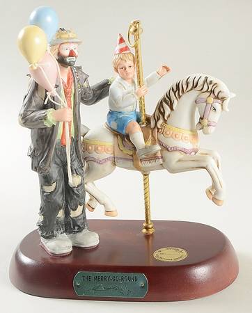 Emmett Kelly Jr Members Only The Merry-Go-Round - With Box