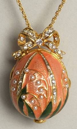Franklin Mint Jewelry Faberge Four-In-One Necklace - Boxed