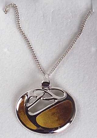 Fine Enamels Sterling Archibald Knox-Amber - No Box