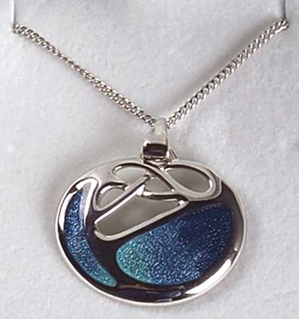 Fine Enamels Sterling Archibald Knox-Turquoise - No Box