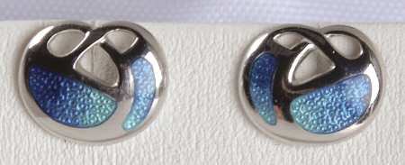 Fine Enamels Sterling Archibald Knox-Turquoise - No Box
