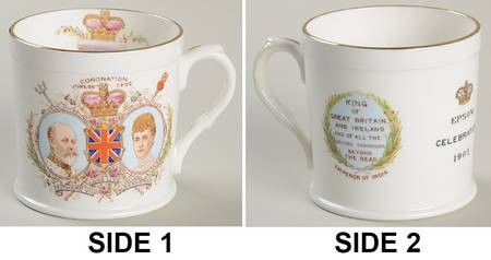 Foley Royalty Commemorative Giftware Edward Vii & Alexandra Coronation Mug - No Box