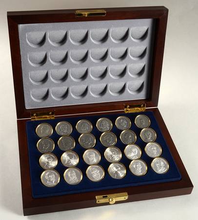Civil War Checkers Set by Franklin Mint