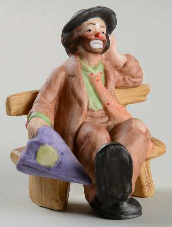 Emmett Kelly Jr Collection Mniatures by Flambro