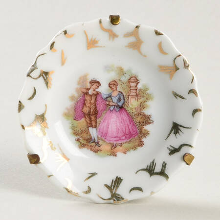 Limoges Miniatures Mini Plate- The Waltz - No Box