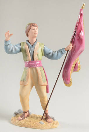 The Nativity Servant With Flag - With Box