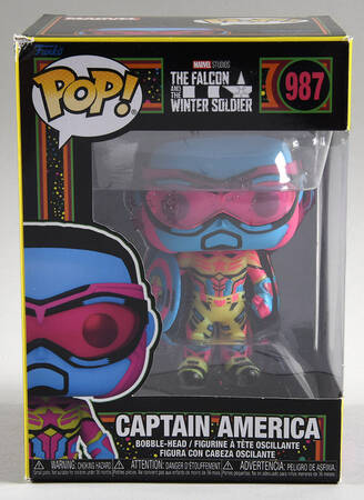 Marvel: the Falcon & the Winter Solider Captain America (Blacklight) - No Box