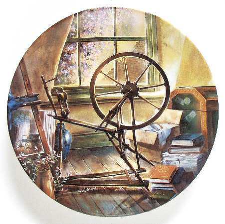 Country Nostalgia The Antique Spinning Wheel - No Box by WS George