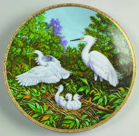 Elegant Birds The Snowy Egret - No Box