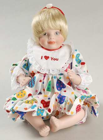 Carol Anne Dolls Happy Valentine's Day-Multicolor Dress - No Box