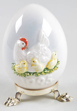 Goebel Easter Egg Hen & Chicks - Boxed