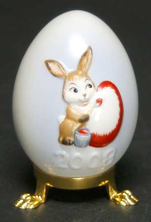 Goebel Easter Egg Painting Bunny - Boxed