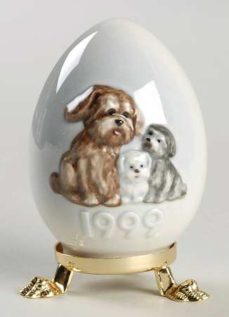 Goebel Easter Egg Dogs - Boxed