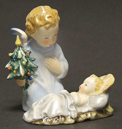 Religious Figurines (HX Mark) Angel With Jesus - No Box