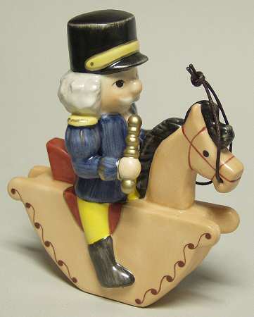 Christmas Figurines & Giftware Nutcracker On Rocking Horse - No Box