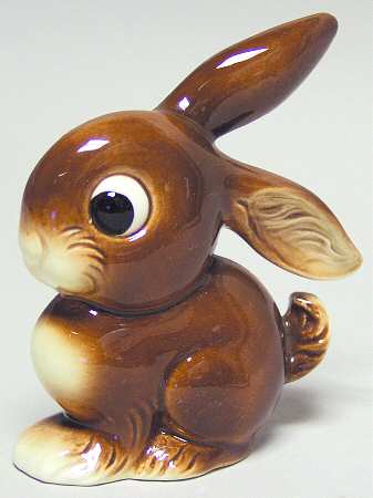 Animals-Figurines Brown Bunny - No Box 235