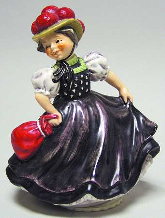 Ladies-Musical (Ff Mark) Black Forest Girl In Bollenhut - Boxed