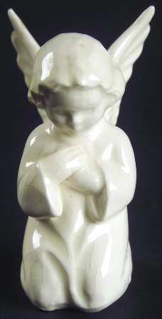 All White Figurines Angel Praying-Glossy - Boxed