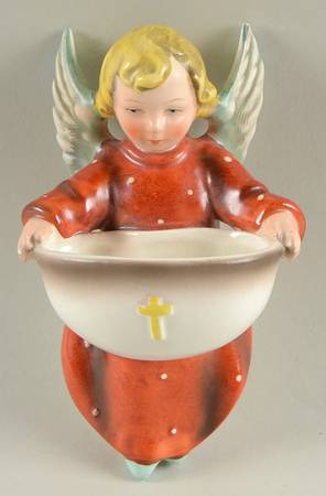Religious Plaques & Fonts Angel Water Font - No Box