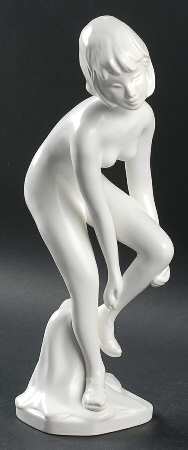All White Figurines Female Bathing-Matte - Boxed