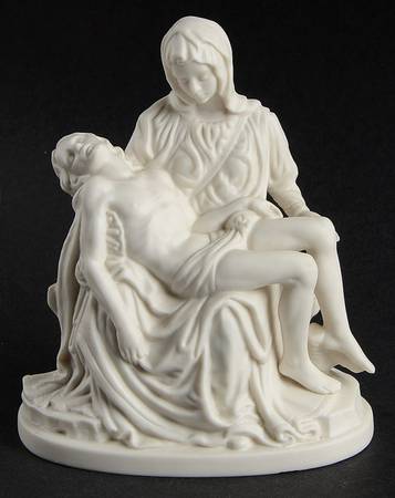 All White Figurines Pieta-Tm4-Matte - Boxed