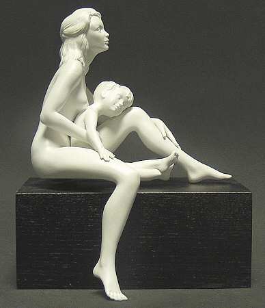 All White Figurines by Goebel