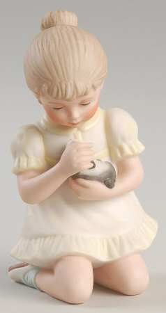 Goebel Figurines Girl With Rabbit - Boxed