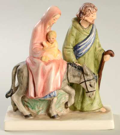 Religious Figurines (HX Mark) Flight Into Egypt - No Box