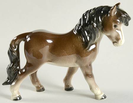 Animals-Figurines Pony-Beige - No Box