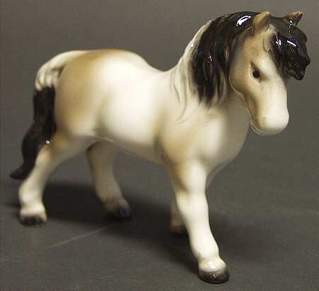 Animals-Figurines Pony-Gray - No Box