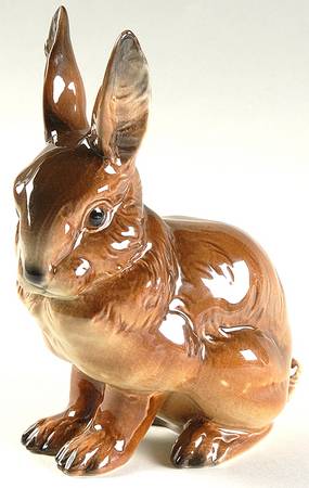 Animals-Figurines Brown Rabbit - No Box
