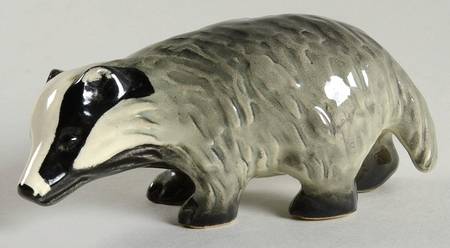 Animals-Figurines Badger - W-4" - Boxed