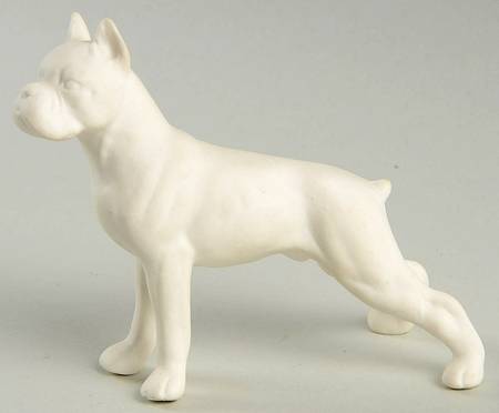 All White Figurines Boxer-Matte - No Box