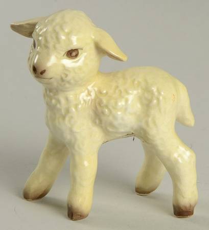 Animals-Figurines Lamb Standing - No Box