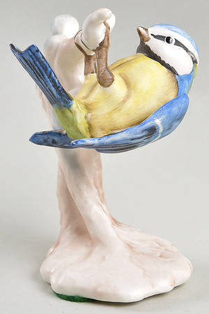 Bird Figurines Blue Titmouse-Matte - No Box