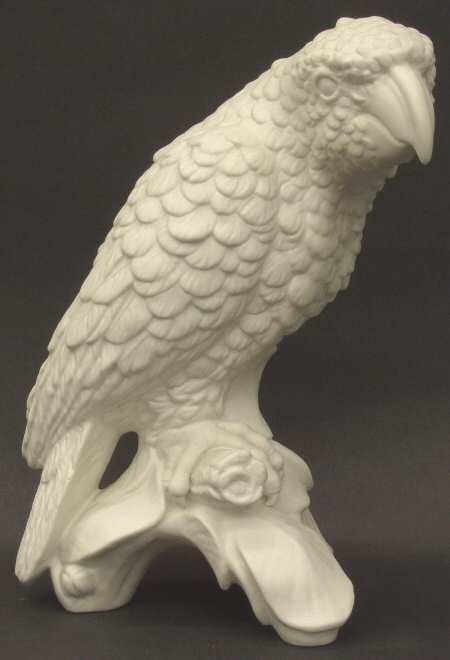 All White Figurines Parrot-Matte - No Box