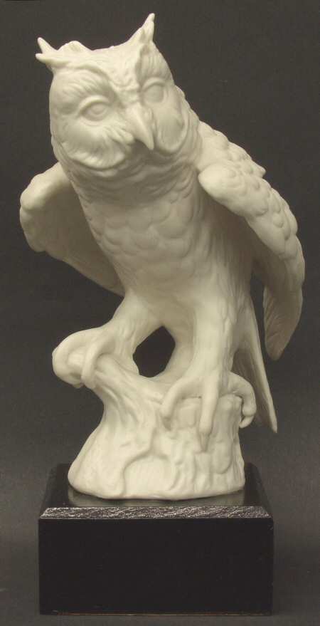 All White Figurines Great Horned Owl-Matte - No Box