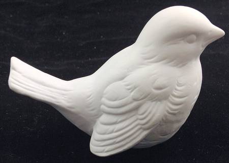 All White Figurines Sparrow-Matte - No Box