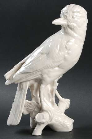 All White Figurines Blackthroated Jay-Glossy - Boxed